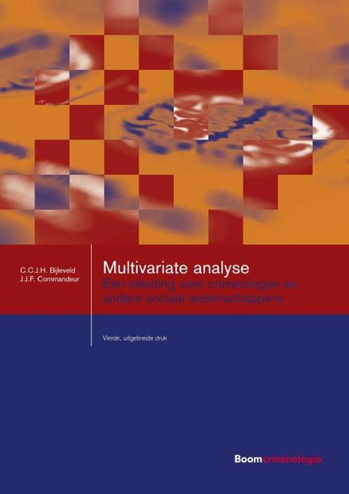 Multivariate analyse / Studieboeken Criminologie &, Boeken, Wetenschap, Gelezen, Verzenden