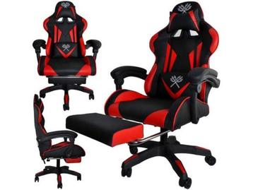 Veiling - Gamingstoel  zwart en rood