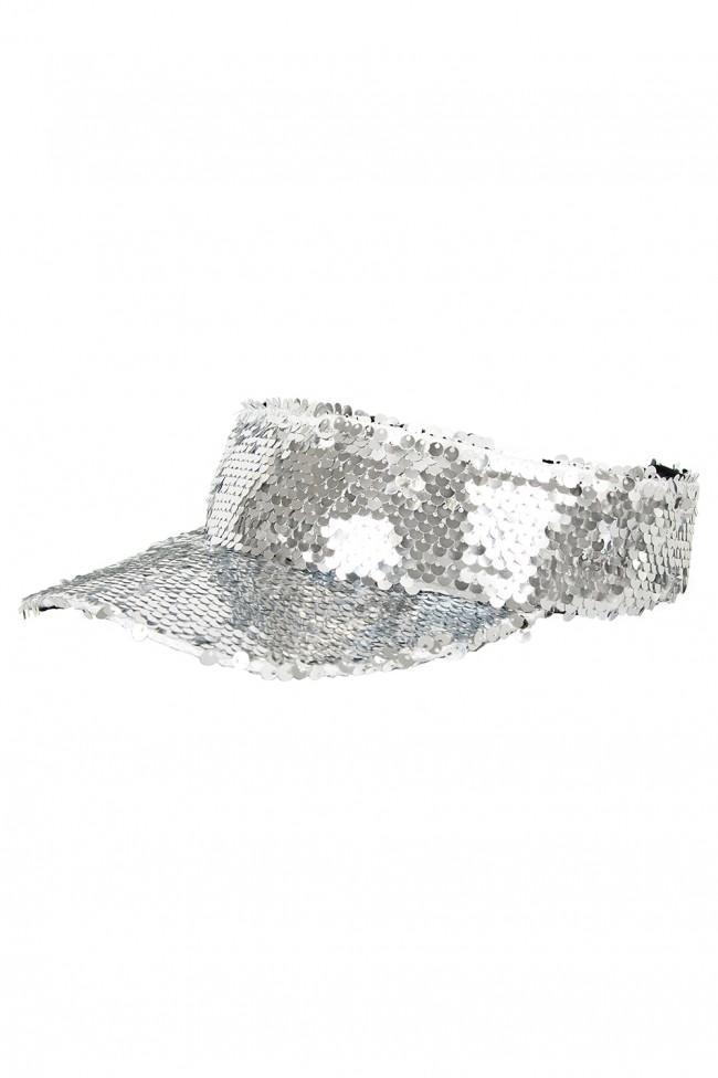 Zonneklep Zilver Sequin Gekleurde Pet met Zilveren Paillette, Kleding | Heren, Hoeden en Petten, Nieuw, Ophalen of Verzenden