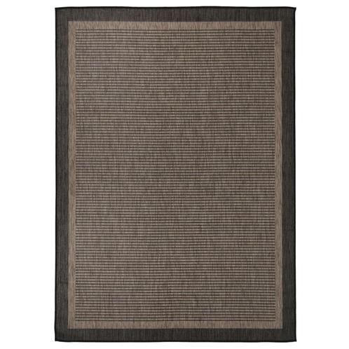 vidaXL Buitenkleed platgeweven 200x280 cm donkerbruin, Huis en Inrichting, Stoffering | Tapijten en Vloerkleden, Nieuw, Verzenden