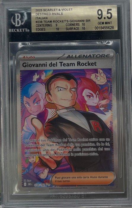 Pokémon - 1 Graded card - GIOVANNI DEL TEAM ROCKET DRI, Hobby en Vrije tijd, Verzamelkaartspellen | Pokémon