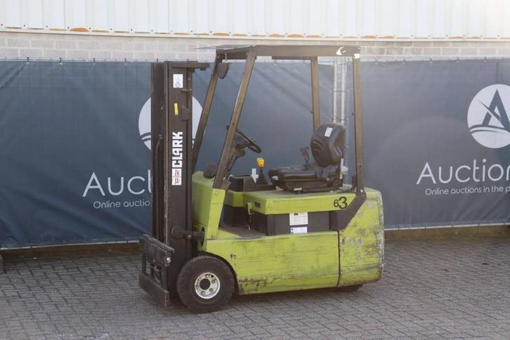 Veiling: Heftruck Clark CTM16S Elektrisch 1600kg 3.3m 2001, Zakelijke goederen, Machines en Bouw | Heftrucks en Intern transport