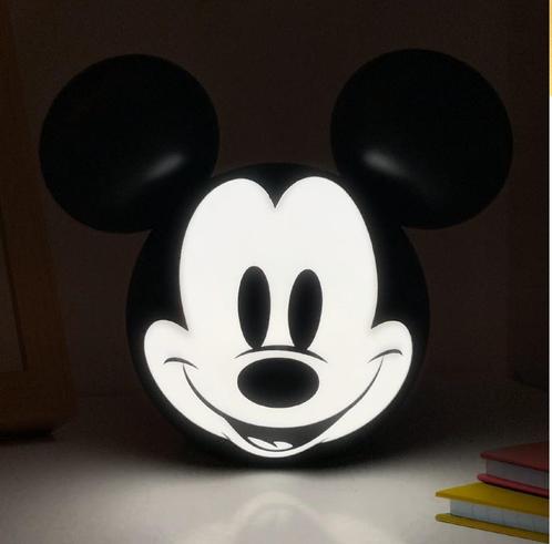 Disney Mickey Mouse 3D Lamp Zwart/Wit, Verzamelen, Disney, Ophalen of Verzenden