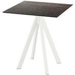 Inklapbare Tafel | INFINITY | HPL/RVS | Houtlook Blad | Wit, Verzenden, Nieuw in verpakking