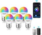 Aigostar LED RGB Lamp - Dimbaar - 5W - E27 - 6 Stuks, Verzenden, Nieuw