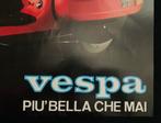 Vespa - Vespa T5, originele poster uit de jaren 80. Zeldzaam