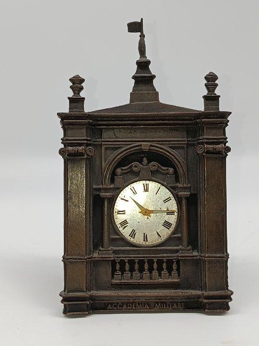 Klok - Accademia Militare - Hout, Brons, Messing - 1960-1970, Antiek en Kunst, Antiek | Klokken
