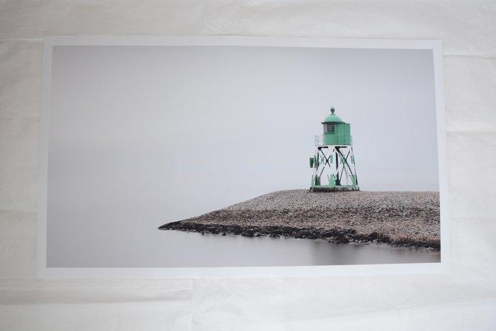Wiepke Folkerts - Green Harbor light, Antiek en Kunst, Kunst | Designobjecten