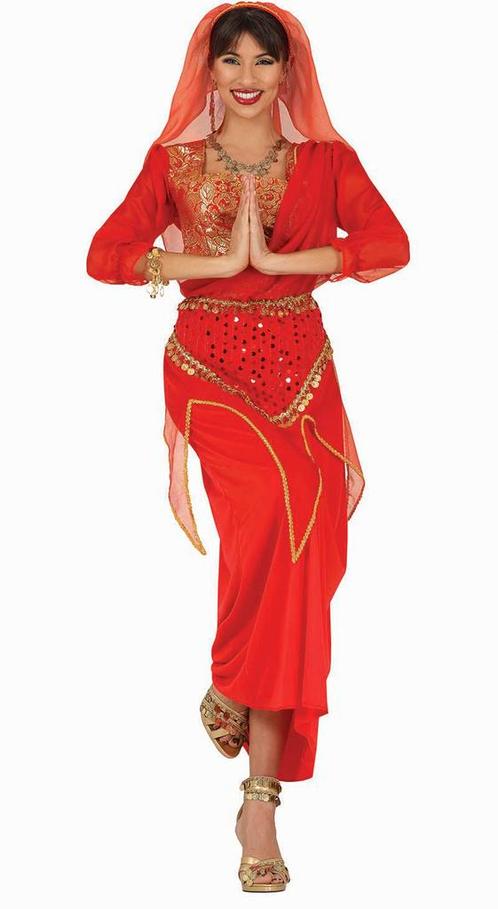 Indiase Kostuum Dames, Kleding | Dames, Carnavalskleding en Feestkleding, Nieuw, Verzenden