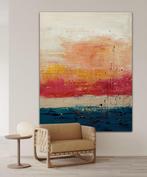 Ester Reut - Sunset over the calm Sea, Antiek en Kunst, Kunst | Schilderijen | Modern