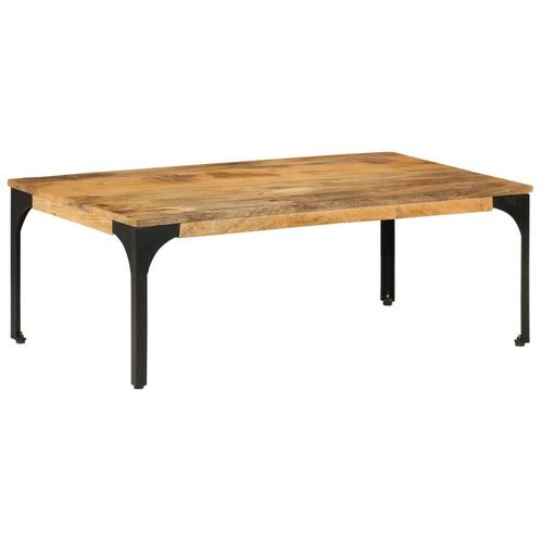 vidaXL Salontafel 100x55x35 cm massief mangohout, Huis en Inrichting, Tafels | Salontafels, Nieuw, Verzenden