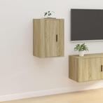 vidaXL Tv-wandmeubel 40x34,5x60 cm sonoma eikenkleurig, Huis en Inrichting, Kasten |Televisiemeubels, Verzenden, Nieuw
