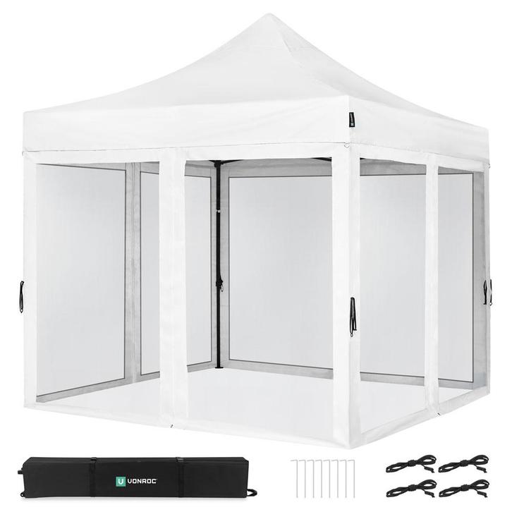 Partytent - 3x3m - Premium easy-up Partytent | Set incl., Tuin en Terras, Partytenten, Nieuw, Verzenden