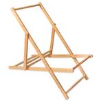 Inklapbare Strandstoelframes | Hout | Naturel | In-/Outdoor, Verzenden, Nieuw in verpakking