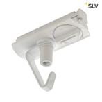 SLV 1-Fase-Rail adapter met haak wit, Huis en Inrichting, Verzenden, Nieuw, Metaal