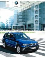 2005 BMW X3 BROCHURE NEDERLANDS, Boeken, Auto's | Folders en Tijdschriften, Ophalen of Verzenden, Nieuw