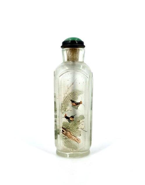 Fles - Glas - snufffles, Antiek en Kunst, Antiek | Overige Antiek