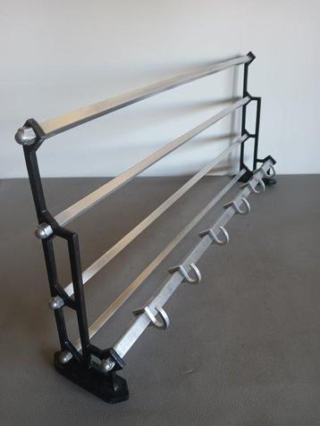 Art-deco bauhaus hat rack coat rack. Designer: János Diósy -