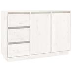 Dressoir Grenenhout Wit | Retour Deal | 19% Korting!, Huis en Inrichting, 100 tot 150 cm, Verzenden, Nieuw, Grenenhout