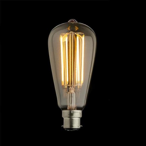 Filament LED Lamp Edison Ø64mm B22  3.5W, Maison & Meubles, Lampes | Lampes en vrac, Envoi