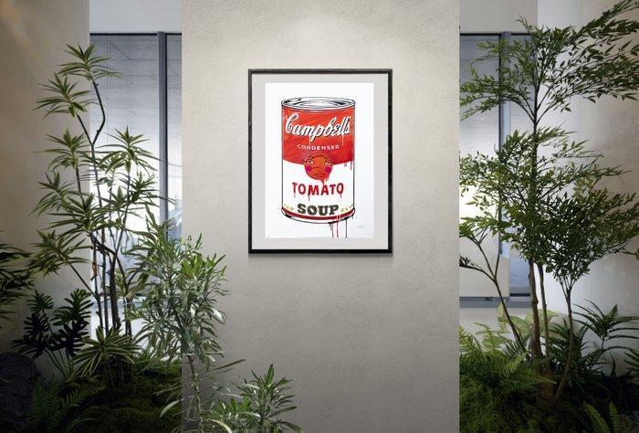 Utopia - Campbells Soup Can (bubbles Tomato)- a.p, Antiek en Kunst, Kunst | Schilderijen | Modern