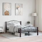 vidaXL Bedframe metaal zwart 120x200 cm, Huis en Inrichting, Slaapkamer | Bedden, Verzenden, Nieuw
