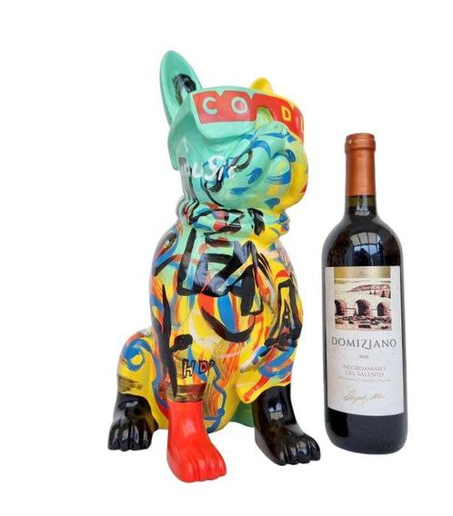 Beeldje - Pop art Dog - glasvezel, Antiek en Kunst, Kunst | Designobjecten