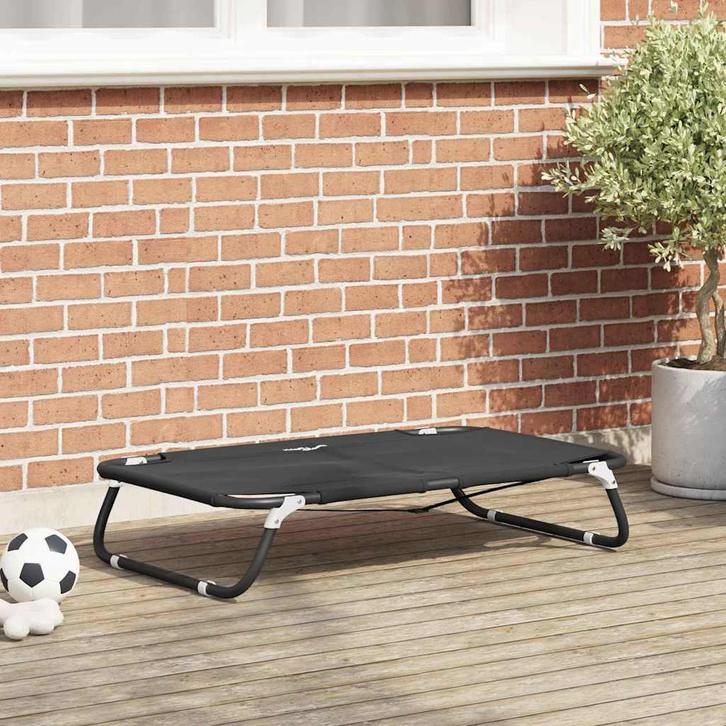 vidaXL Hondenbed Zwart ML, Dieren en Toebehoren, Honden-accessoires, Nieuw, Verzenden