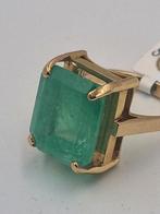 Ring - 18 karaat Geel goud - 13.50ct. tw. Smaragd - Smaragd