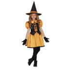 Heks Halloween Kostuum Meisje Glitter, Verzenden
