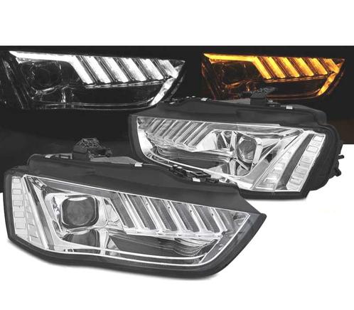 Phares Pour Audi A4 B8 12-15 Xenon Led Dynamique Chromé, Auto-onderdelen, Verlichting, Verzenden