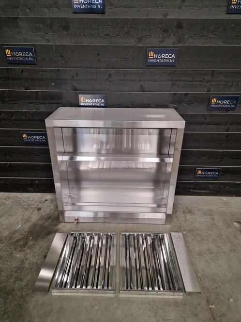 Afzuigkap | doosmodel | RVS | 100x85 cm, Zakelijke goederen, Horeca | Keukenapparatuur, Gebruikt, Inox Meubilair