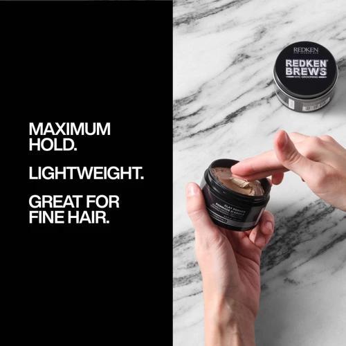 Redken Brews Clay Pomade, Handtassen en Accessoires, Uiterlijk | Haarverzorging, Nieuw, Verzenden