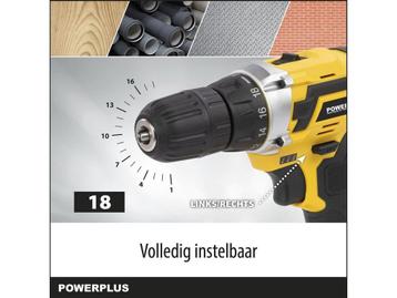 Powerplus POWX00830 Accu boormachine - Schroefboormachine - beschikbaar voor biedingen