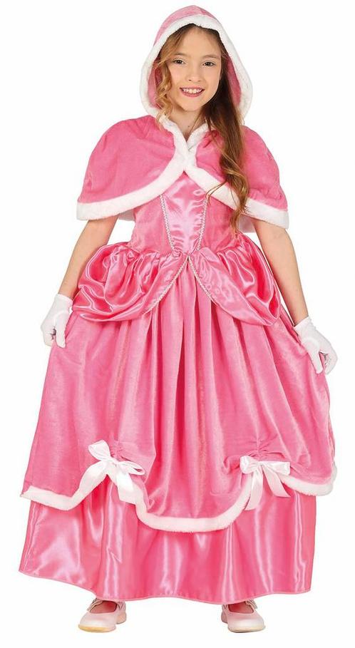 Prinsessenjurk Kind Roze Lang, Kinderen en Baby's, Carnavalskleding en Verkleedspullen, Nieuw, Verzenden