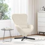 vidaXL Donkergrijze Fauteuil Crème Gewoon goed voor één, Huis en Inrichting, Verzenden, Nieuw
