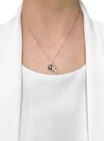 Hanger - 18 karaat Witgoud - 0.19ct. tw. Parel - Diamant