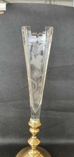 Vase (2) - Bronze, Cristal, Verre, Antiek en Kunst