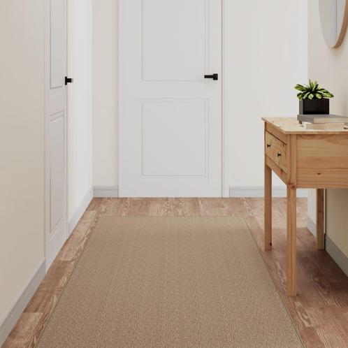 vidaXL Tapijtloper 80x200 cm sisal-look zandkleurig, Maison & Meubles, Ameublement | Tapis & Moquettes, Envoi