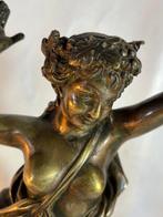 Daprès Clodion - Sculpture, Bacchante - 36 cm - Bronze