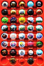 Collection de capsules de champagne