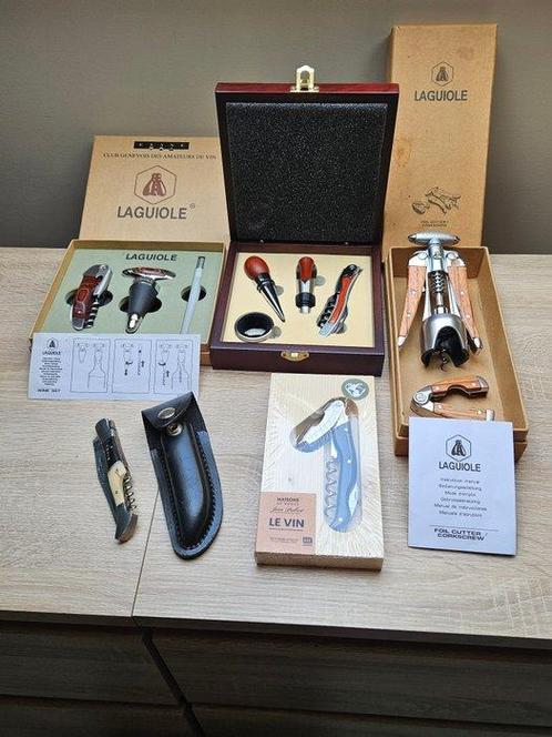 Laguiole Pradel Coffret Couteaux Sommelier (3) - Accessoire, Verzamelen, Wijnen