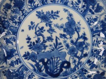 Kangxi (1662-1722) - Plat - Birds in Landscape - Hunting