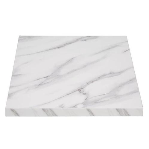 Tafelblad | Marmerlook | Indoor | Voorgeboord | 700x700mm, Zakelijke goederen, Horeca | Keukenapparatuur, Nieuw in verpakking