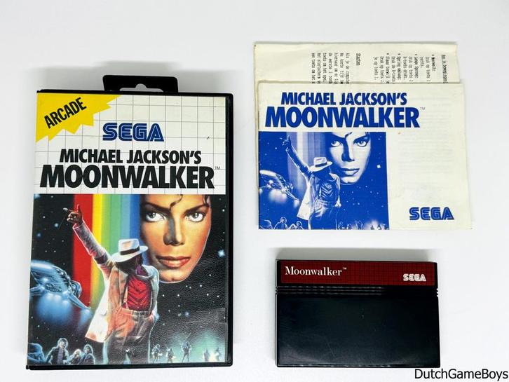 Sega Master System - Michael Jacksons - Moonwalker, Games en Spelcomputers, Games | Sega, Gebruikt, Verzenden