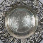 Asbak - Dollar munt - Zilver - China - Begin 20e eeuw