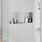 vidaXL Douche Niche Zilver 75 x 30 x 9,5 cm Roestvrij staal, Bricolage & Construction, Verzenden