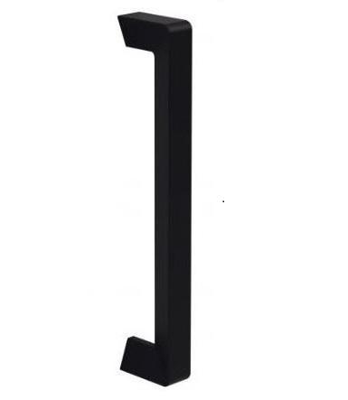 Deurgreep mat zwart 200 mm, Doe-het-zelf en Bouw, Hang- en Sluitwerk, Klink of Kruk, Nieuw, Overige materialen