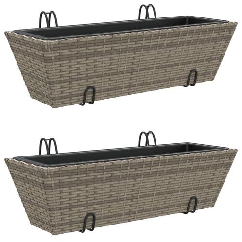 Plantenbakken grijs - Retour Deal - 35% Korting!, Tuin en Terras, Bloembakken en Plantenbakken, Minder dan 30 cm, Minder dan 60 cm