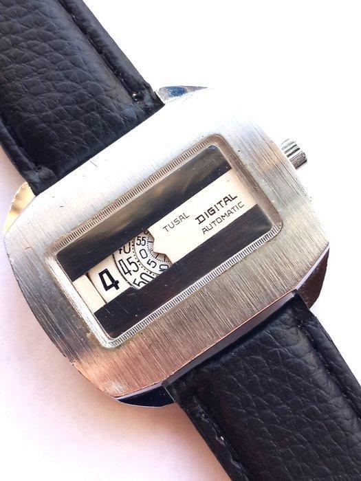 TUSAL DIGITAL Automatic - Digital Jump Hour - Sans prix de, Handtassen en Accessoires, Horloges | Heren